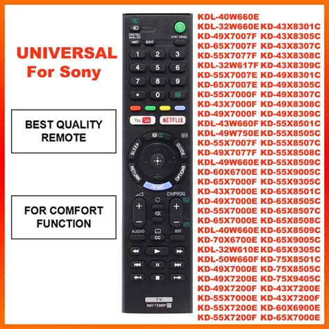 Universal Remote Codes For Sony TV & Bravia And .